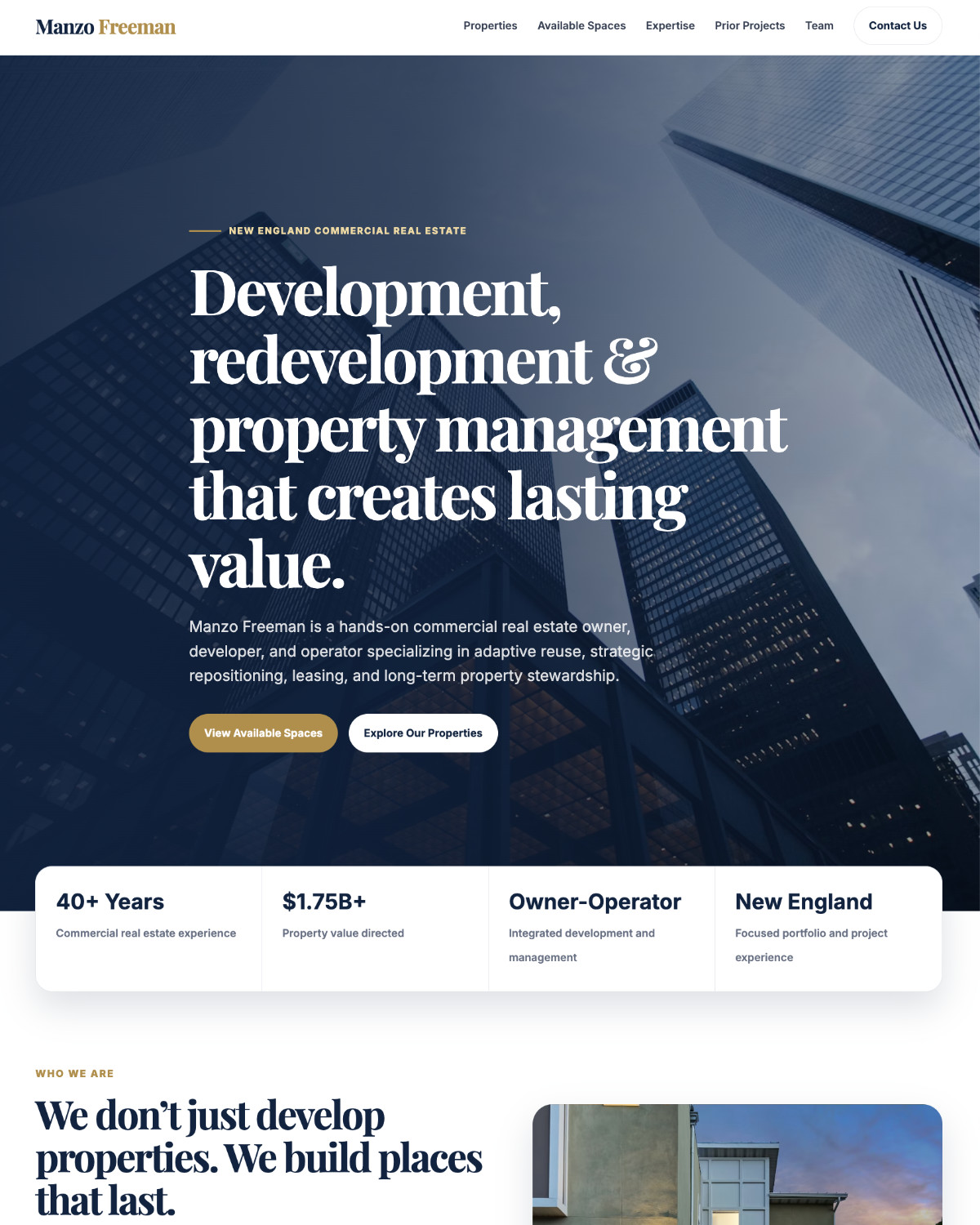 Manzo Freeman — a recent Open Door project